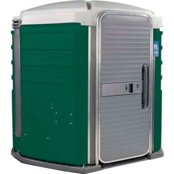 Polyjohn Enterprises PolyJohnÂ We'll Care ADA Compliant Portable Restroom Evergreen - SA1-1003